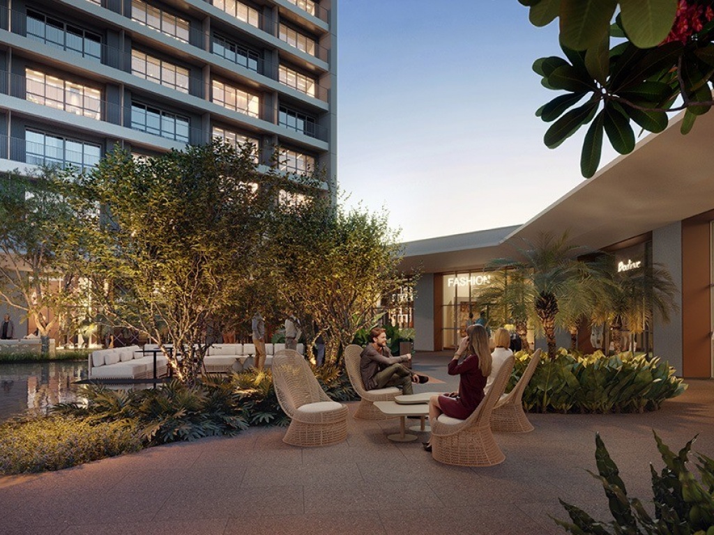 Vista aérea do empreendimento