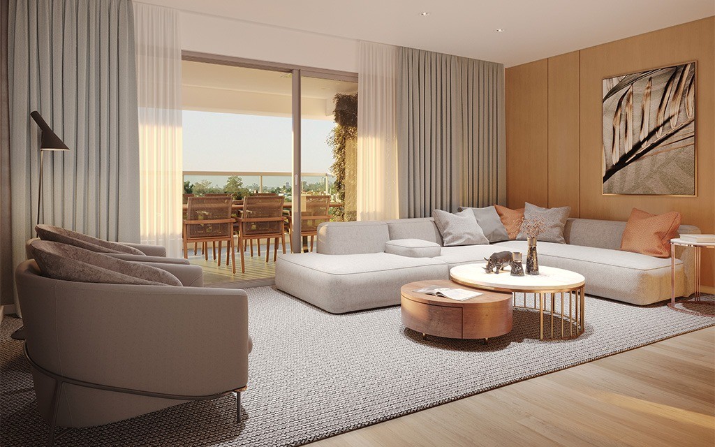 Living do apartamento